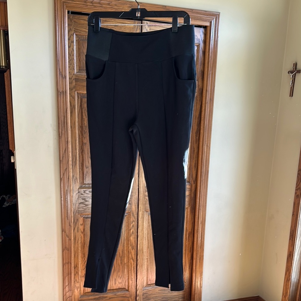 Maternity Black Dress Pant Leggings